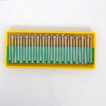 

53mm handle round diamond grinding head grinding emery grinding stone peeled electric bistrique alloy