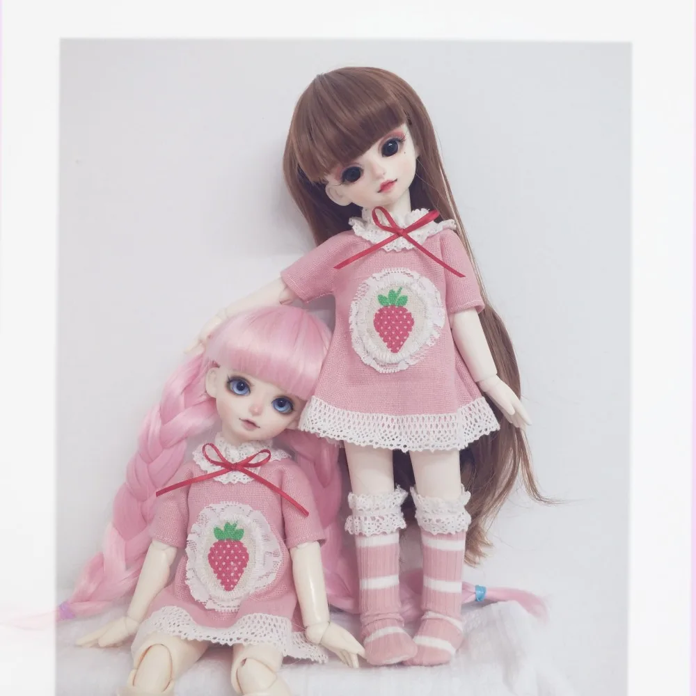 Одежда для куклы на 6 очков, Одежда для куклы bjd, милое платье