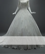 Vestido de novia 2017 Vintage A Line Lace font b Wedding b font Dress Half Sleeve
