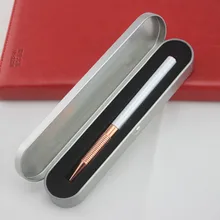 Роскошные металлическая шариковая офисная деловая ручка ролик мяч черные чернила для ручки студент гелевые ручки офиса отправить