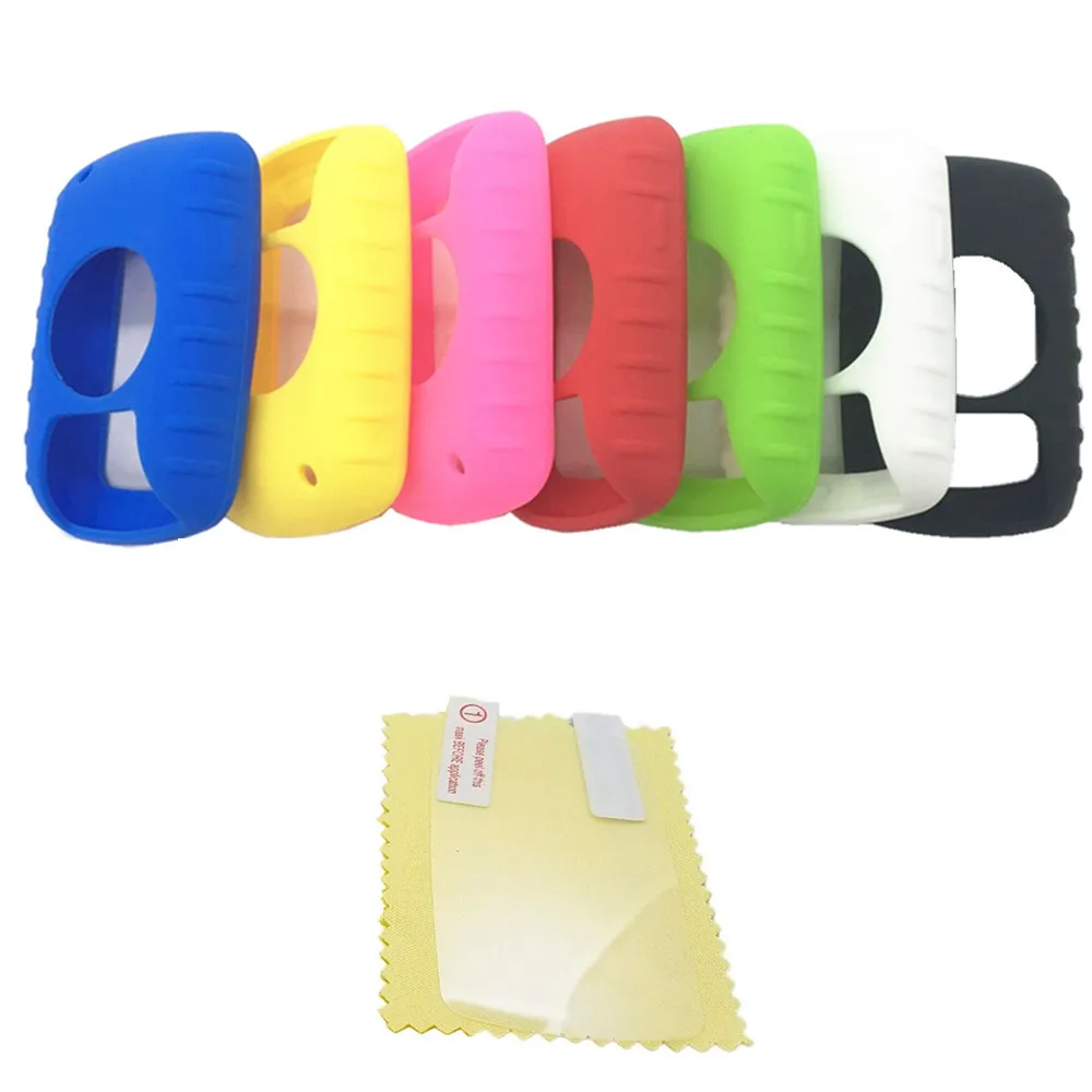Gel Skin Case & Screen Protector Film for Garmin Edge 810 800 GPS Computer gps computer case