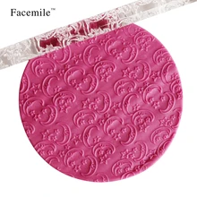 Дизайн Скалка с тиснением Сахар ремесло инструмент помадка подарок украшение форма лунной звезды Кондитерская кухонная утварь