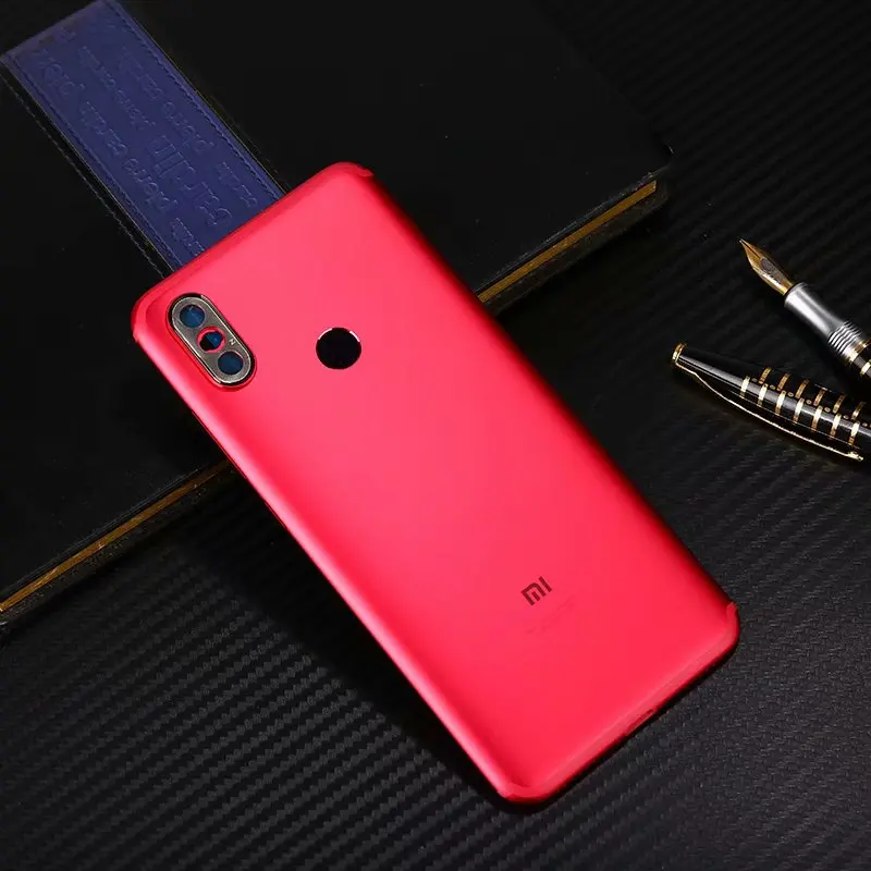 Корпус для Xiaomi mi A2 mi A2 mi 6X металлическая задняя крышка для батареи Чехол для мобильного телефона запасные части чехол - Цвет: Красный