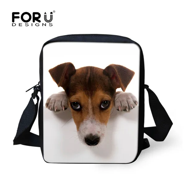 FORUDESIGNS/горячая распродажа, женские сумки-мессенджеры с 3D изображением животных, кошачья собака, голова, кросс-боди, забавные сумки для путешествий, женские маленькие сумки, женская сумка - Цвет: H213E