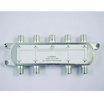 

SODIAL(R) 8 Way TV RF Coaxial Cable Splitter for CATV Signal