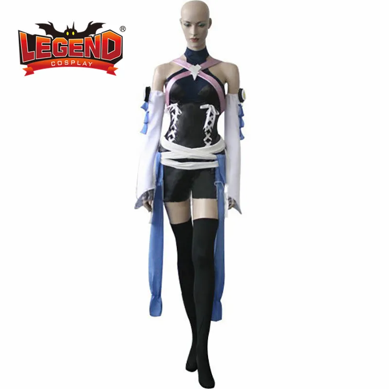 Kingdom Hearts Birth By Sleep Aqua Cosplay Costume custom made