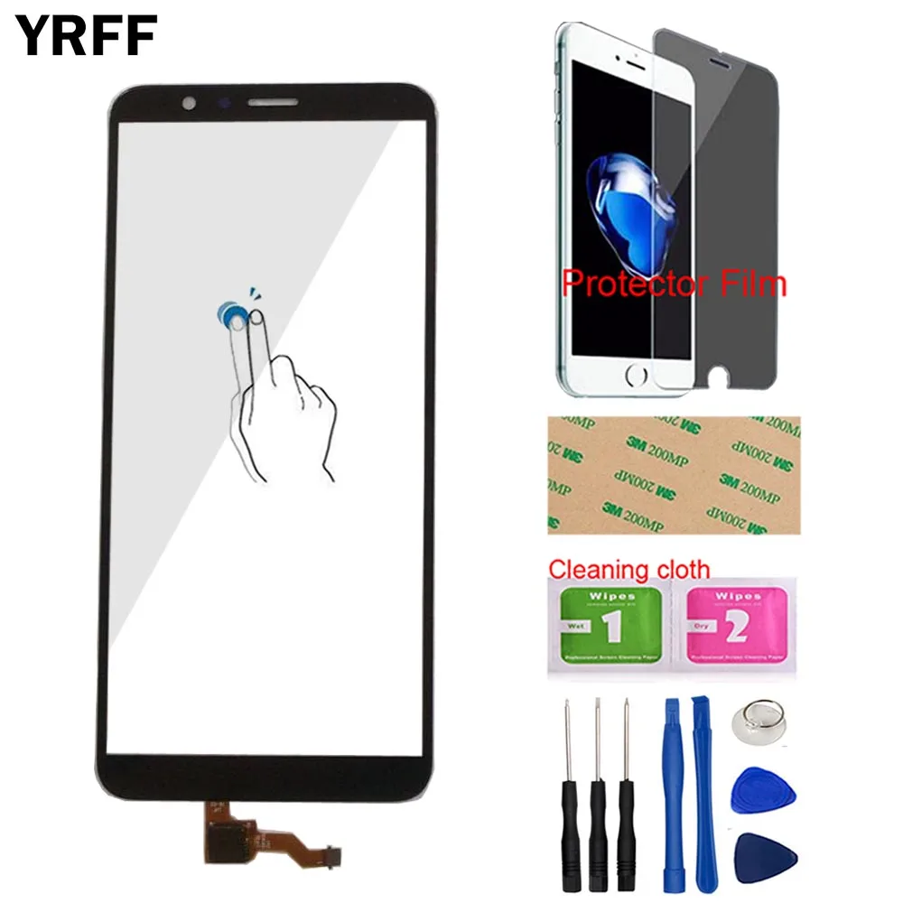 

YRFF Touch Screen For Huawei Honor 7X Touch Screen Lens Sensor Touch Panel Mobile Digitizer Panel + Tools + Protector Film