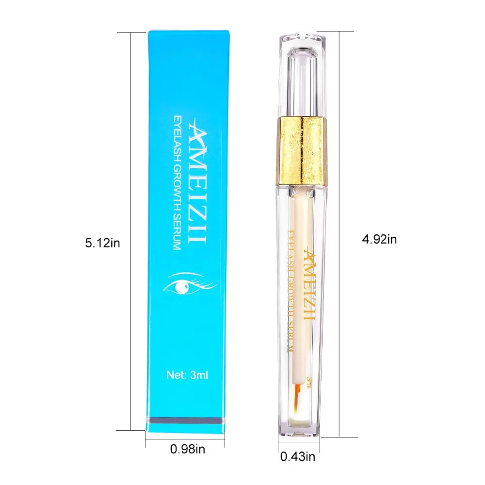 Ameizii Eyes Lash List ресницы питательный рост усилитель сыворотки густая завивка