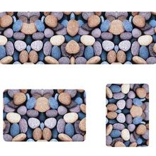 Zeegle 3D Cobblestone печатные коврики для прихожей фланелевый ковер для гостиной абсорбирующие коврики для кухни спальни прикроватный коврик