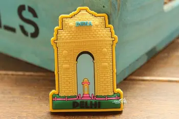 

India Delhi Tourism Tourist Travel Souvenir Rubber Fridge Magnet GIFT IDEA