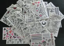 9.5cm*17cm  Many Types For Choice Temporary tattoo stickers waterproof Body 200Pcs