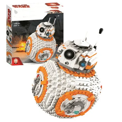 

New star wars bb8 Robot starfighter fit star wars technic figures model Building Block bricks Toy 75187 gift kid boys
