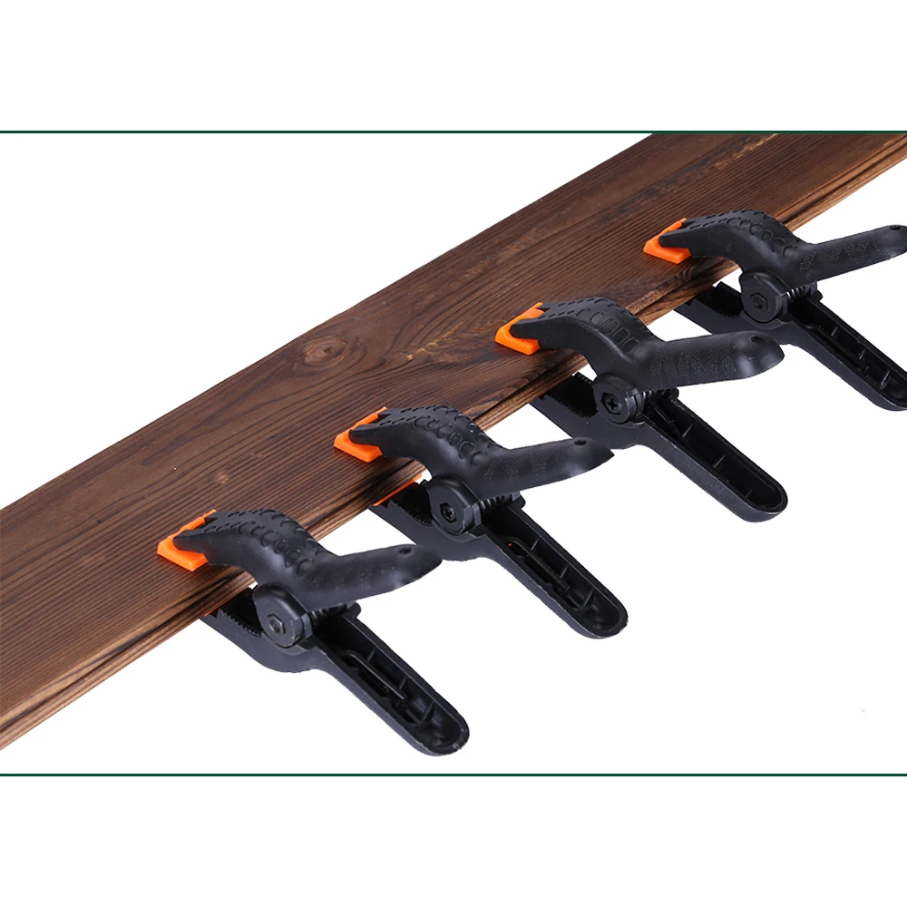  2/3/4/6/9inch Adjustable Plastic Spring Clamps for Woodworking Tools Wood Working Tools Carpentry C