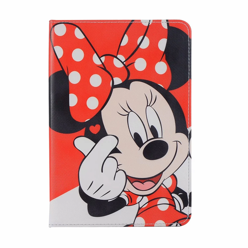

Case for iPad Mini 4 3 2 1 Case Cartoon Mickey Minnie Leather Silicone Soft Back Cover for iPad Air/Air2 Pro ipad 2017/2018 Case