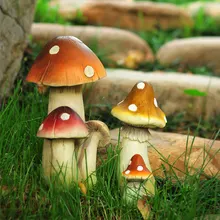 Украшения сада Двор украшения моделирование гриб сад ландшафтный парк открытый пейзаж скульптура смола скульптуры