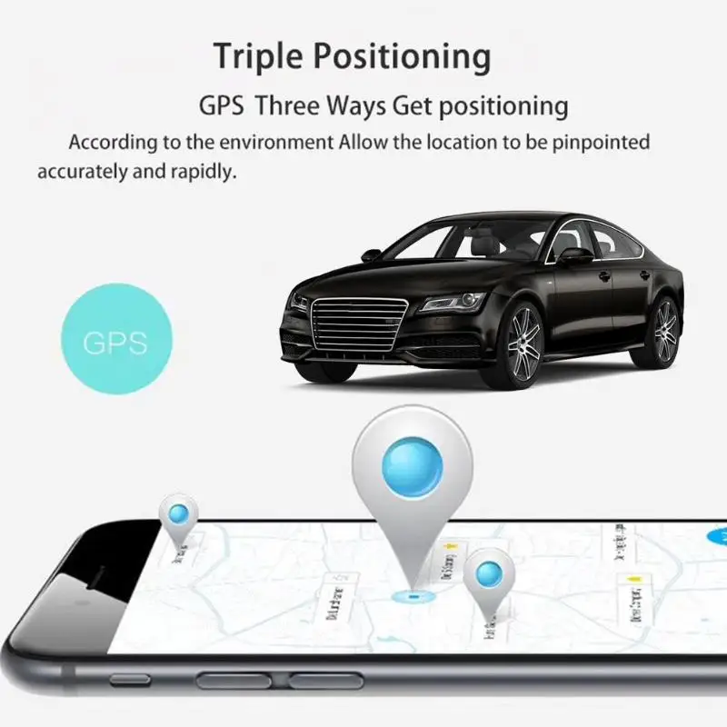 VODOOL Waterproof Car Motorcycle GPS Tracker 7 Days Standby Vehicle Truck Motor Locator Magnetic Real Time Position Track Device