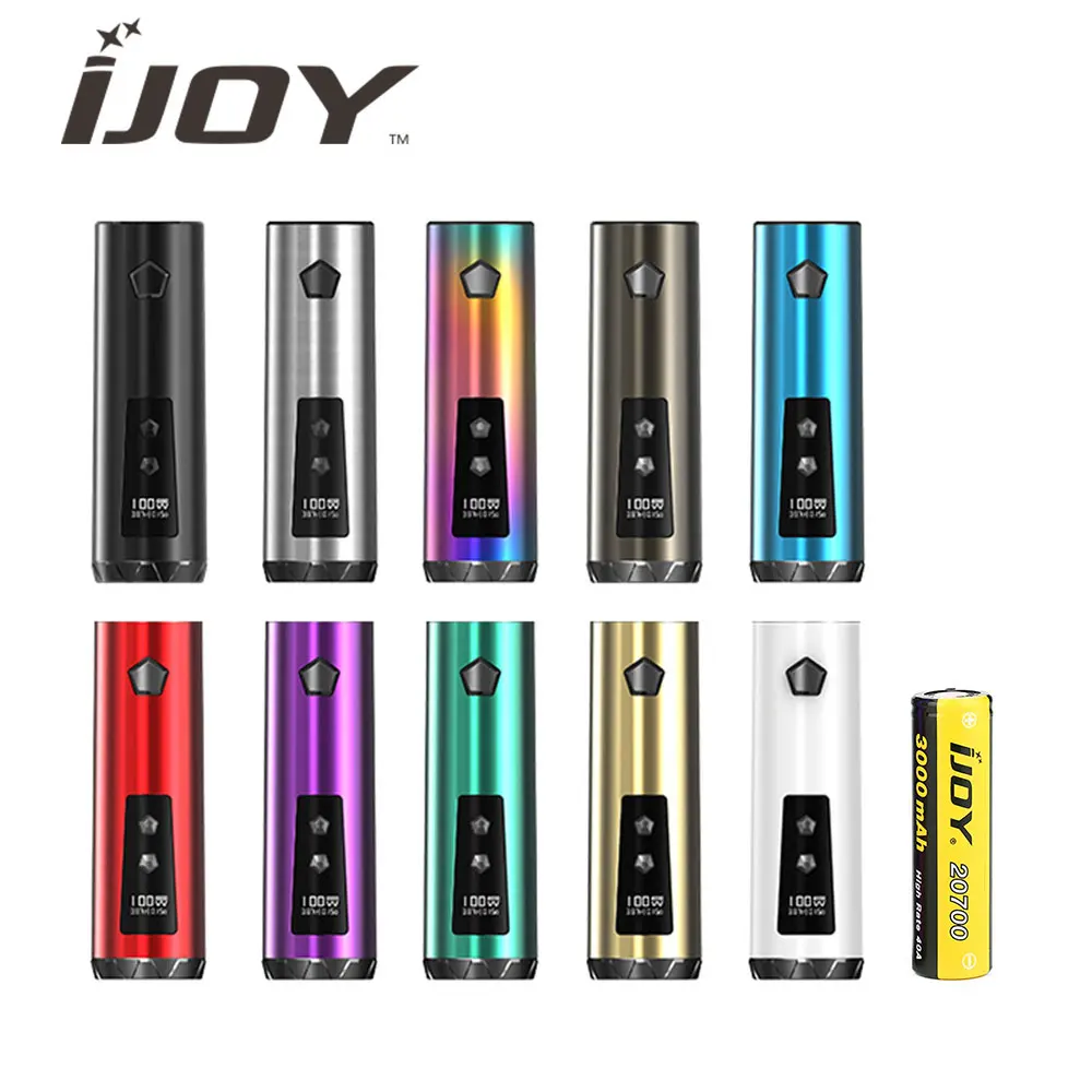 

Original IJOY Saber 100 20700 MOD 3000mAh VW Mode W/ IWEPAL Chip 100W Max Output Powered By Single 20700/18650 Battery vs PD1865