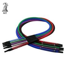 SY 350 мм алюминиевая ручка шток с 1,5 м силиконовый шланг трубки, кальян пружина кальян Hoookah трубы Chicha наргиле аксессуары