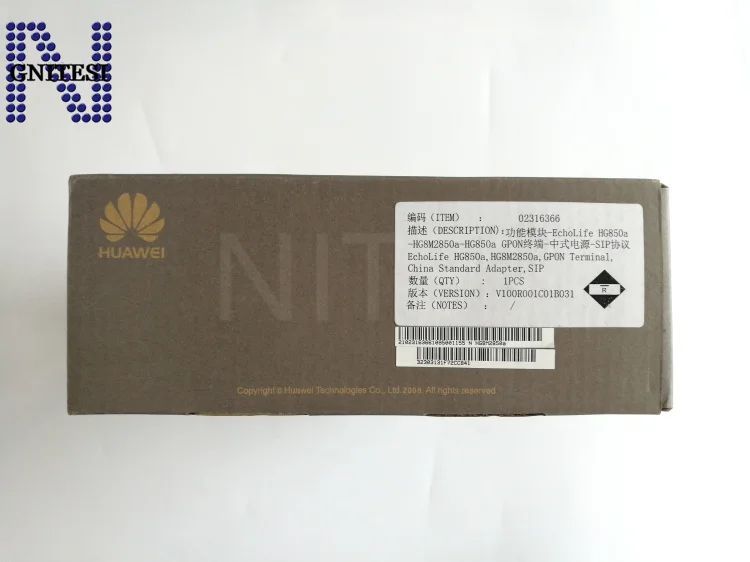 Huawei FTTH GPON ONU HG850A модем 4 порта LAN 2 голосовых портов с английской прошивкой|gpon onu|onu