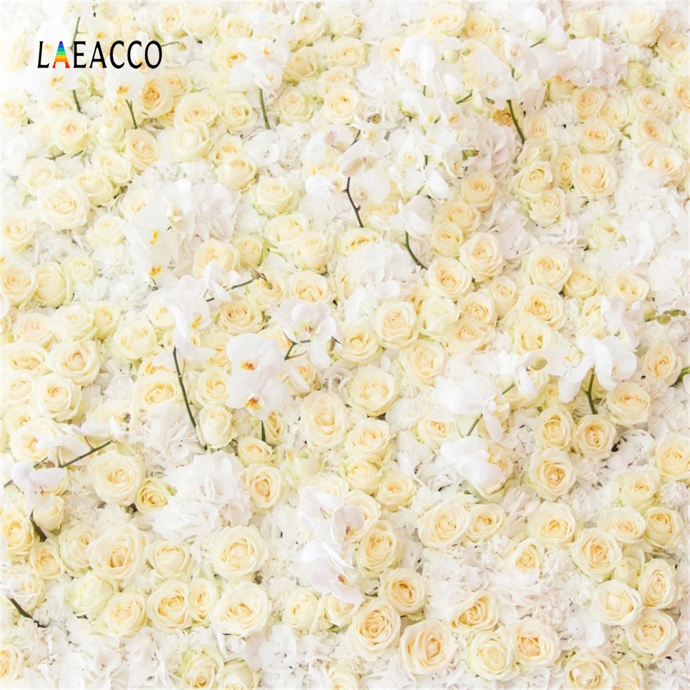 Laeacco Blossom Цветы стена Свадьба Дети фотографии фоны индивидуальные фотографические фоны для фотостудии