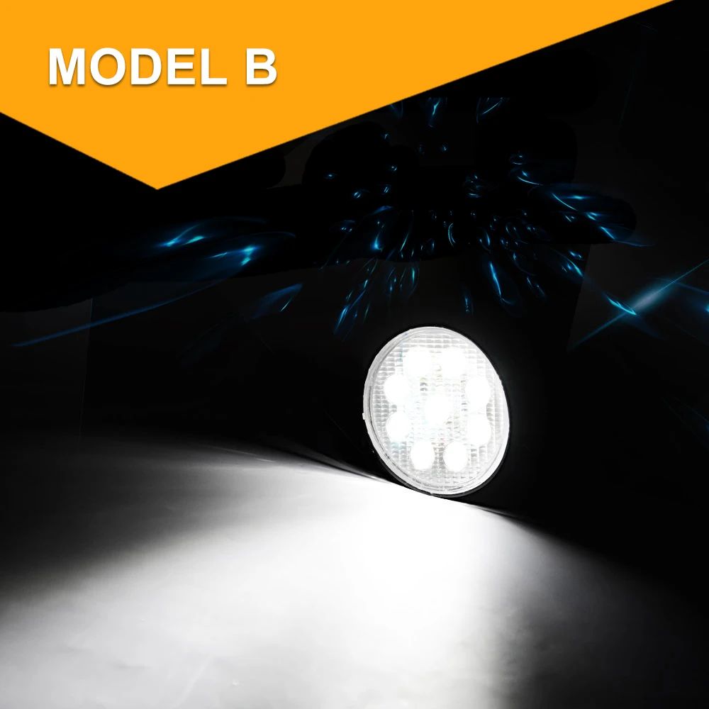 BraveWay 5D 4 3 дюйма 27 Вт точечная Светодиодная рабочая лампа Светодиодный луч для