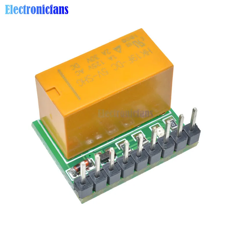 Diymore Mini 1 канал 5 в 12 В DC DPDT релейная плата двухполюсный двойной переключатель