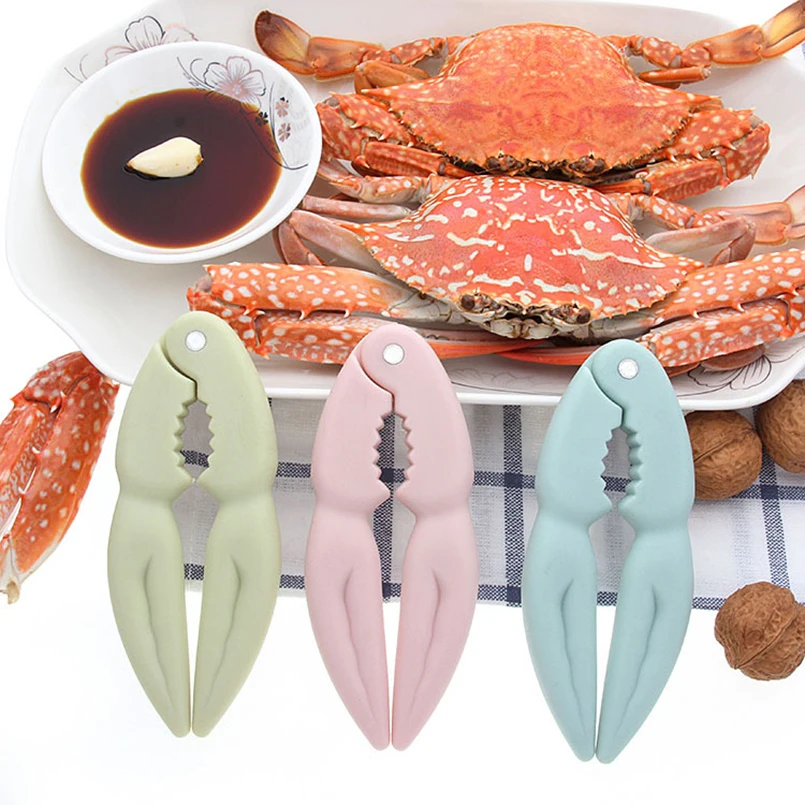 

1 Pc Creative Multi-Function Crab Claw Clips Eat Crab Sheller Seafood Tool Plastic Walnut Clip Nutcracker Kitchen Accessories