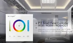 Milight P3 Панель контроллер RGB RGBW RGB + CCT светодиодный сенсорный выключатель Панель контроллер Светодиодный диммер для светодиодный полосы