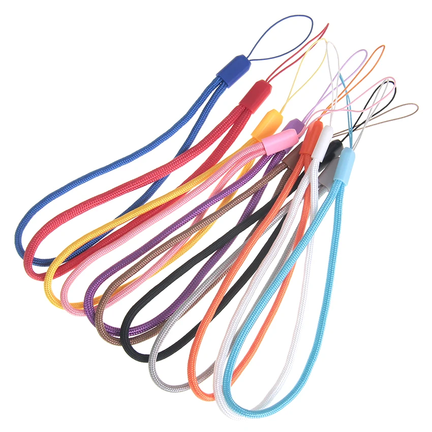 

Short Colorful Hand Wrist Lanyard Strap For Mp3 4 USB Flash Drive key Keychain ID Badge Holder Mobile Phone Lanyard 500pcs