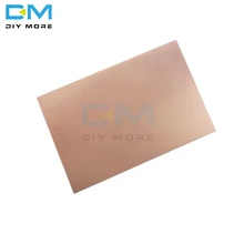 Circuito de lámina laminada de cobre FR4, doble cara, 75x100x1,5mm, PCB, 10x7,5 cm, 5 uds.
