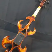 Best Прохладный Модель Crazy-4 песни Art Streamline 4/4 Электрический Скрипки#10915