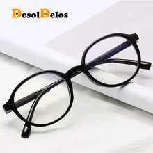 2019 Fashion Women Glasses Frame Men Eyeglasses Frame Vintage Round Clear Lens Glasses Optical Spectacle Frame E065