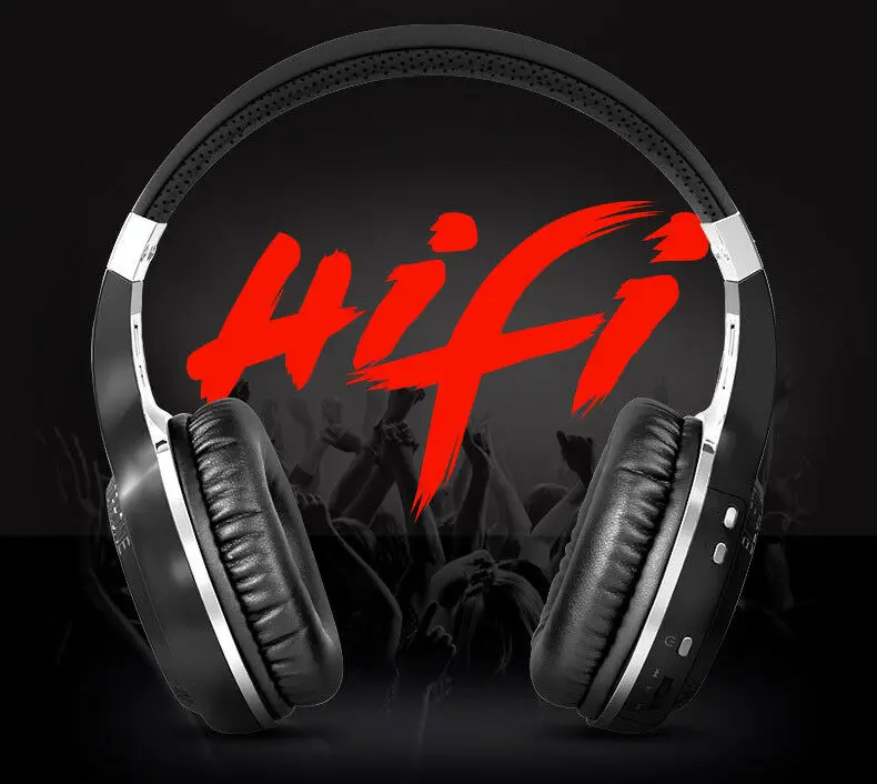 

2019 Bluedio HT T2S Active Noise Cancelling Wireless Headphones Bluetooth 4.1 Headset Super Bass Over-ear Earphone