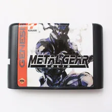 Металлическая Шестерня твердая 16 бит sega MD игровая карта для sega Mega Drive для Genesis