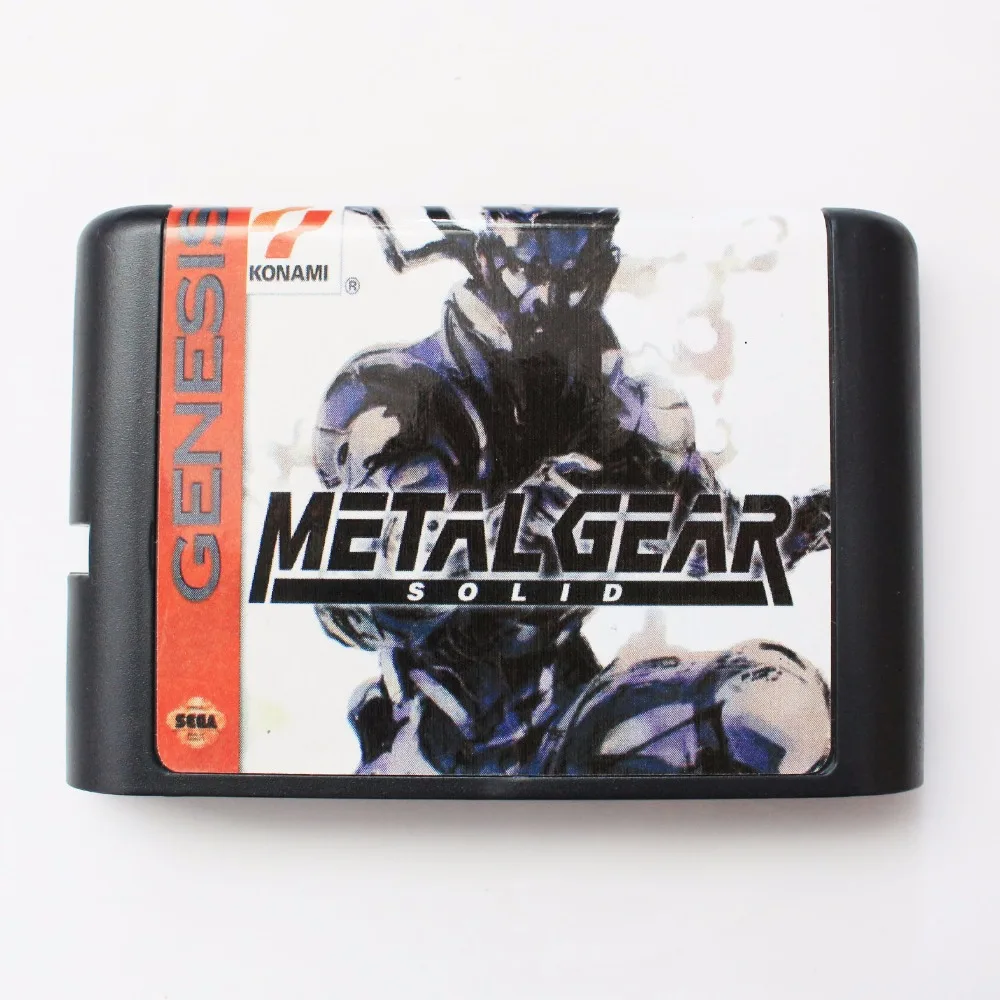 

Metal Gear Solid 16 bit SEGA MD Game Card For Sega Mega Drive For Genesis