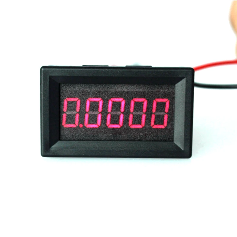 

0.36" 5 Digits 0-3.0000A DC Ammeter Digital amp Ampere panel Meter Red LED Electric Current Tester Gauge Built-in Shunt