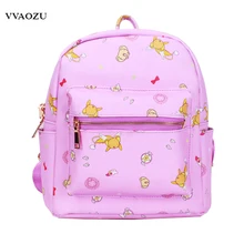 Nuevas Mochilas Moda Natsume Yuujinchou Mujeres Card Captor Sakura PU Hombro Bolsa Totoro Mochila Mochilas 6 Estilos