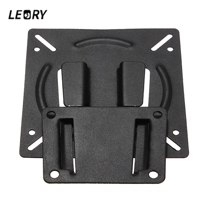 LEORY 2018 TV PC Monitor Wall Mount Holder Bracket for 10-23 Inch Flat Panel Screen LCD LED Display TV Monitor New Black