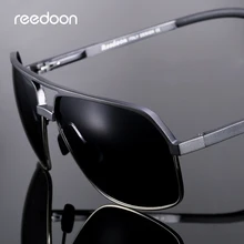 Eedoon Солнцезащитные очки Мужские HD поляризованные UV400 алюминиево-магниевая оправа Очки для вождения автомобиля рыбалки 2300
