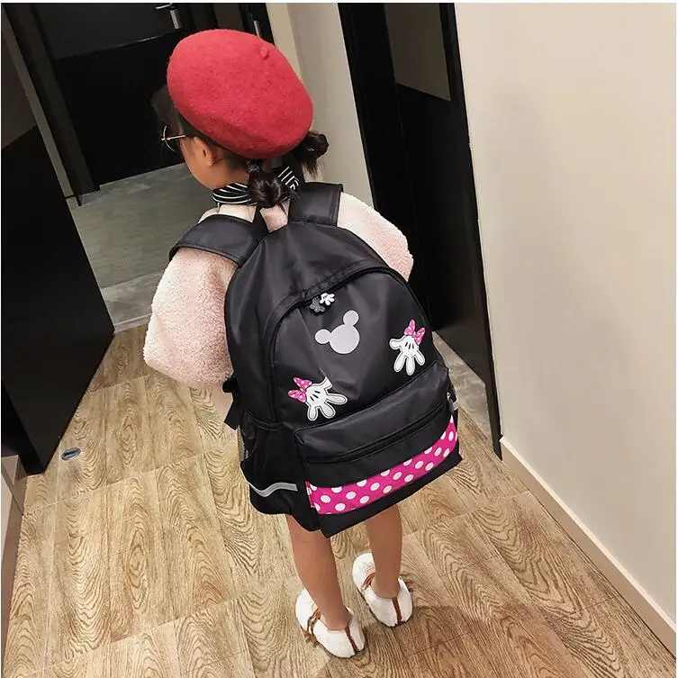 Mickey bolsa de Ombro Da Lona Estudante