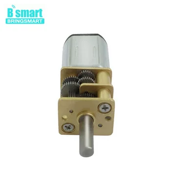 

Bringsmart Mini N20 3-6V DC Motor Flip Speed Reduction 5RPM-40RPM Gear Motor with Metal Geared Motor For Robot DIY