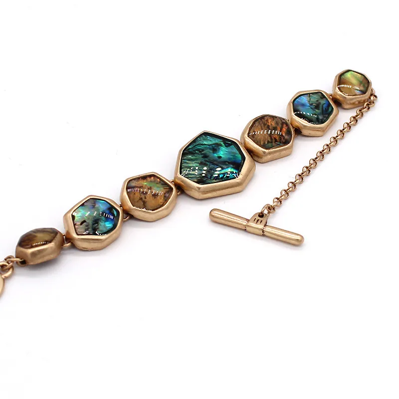 Крыло yuk tak геометрический винтажный браслет в виде ракушки для женщин богемные очаровательные браслеты Femme ювелирные изделия подарок