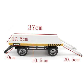 

RBR/C 1:10 simulation loading flatbed trailer WPL climbing off-road RC remote control car assembling retrofit model toy