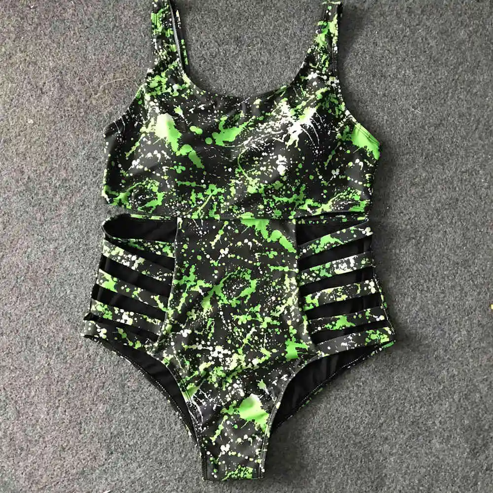 plus size swimsuit bandage 006