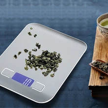 5000 г 5KGg/1 г точные цифровые кухонные весы светодиодный дисплей Электронные весы из нержавеющей стали для приготовления пищи весы