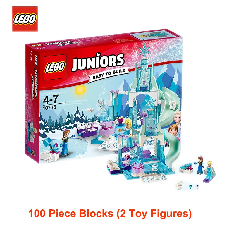 

Lego Juniors Easy To Build Building Blocks Toys LEGO Anna And Aisha's Ice Park Children Assembling Building Bricks Toys Gift