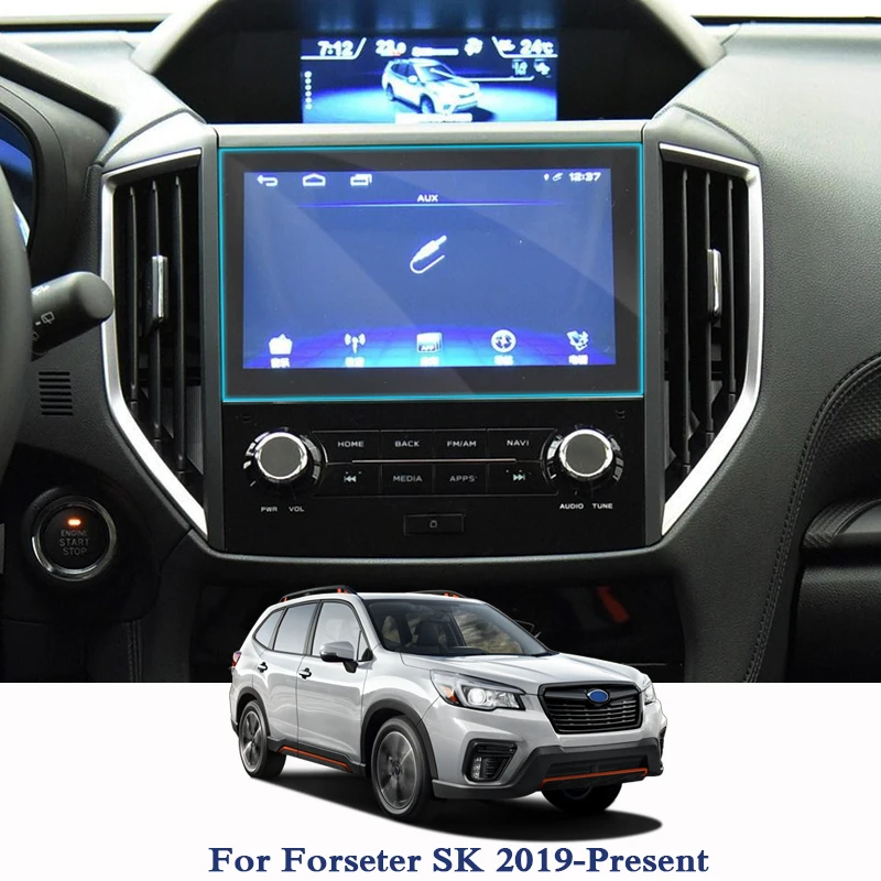 Стеклянная защитная пленка QCBXYYXH для Subaru Forester SK 2019 Стайлинг автомобиля GPS