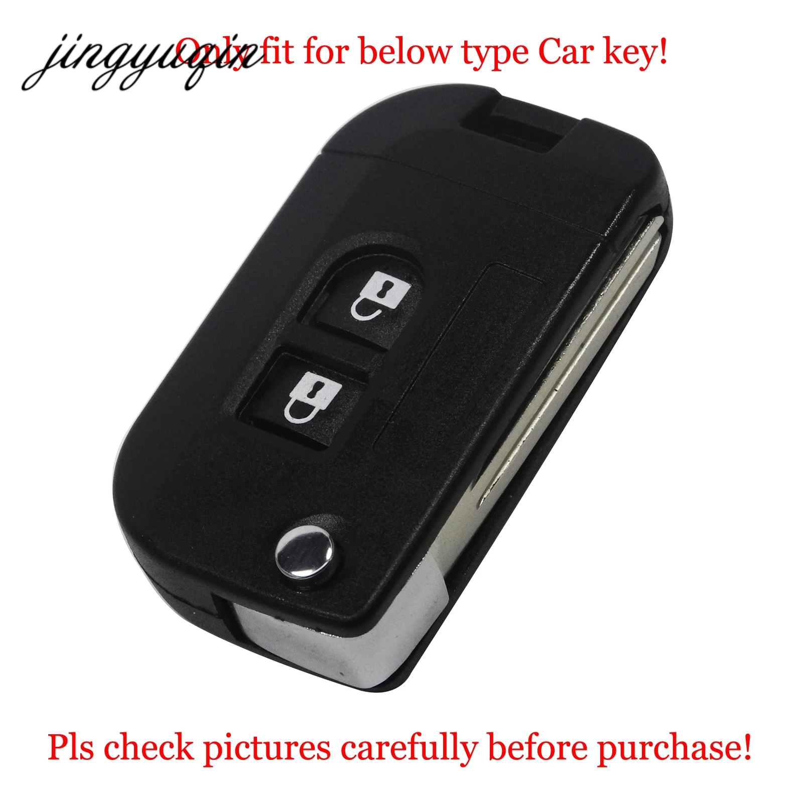 Jingyuqin силиконовый флип-чехол для ключей для Nissan Qashqai primera Micra Navara Almera Note Sunny Modified Foling Car Key Cover
