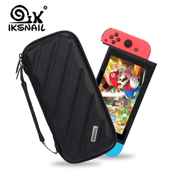

IKSNAIL For Nintendo Switch Protection Bags Game Console Storage Package Travel Carrying Holder Pouch Built-in Game Handbag Case