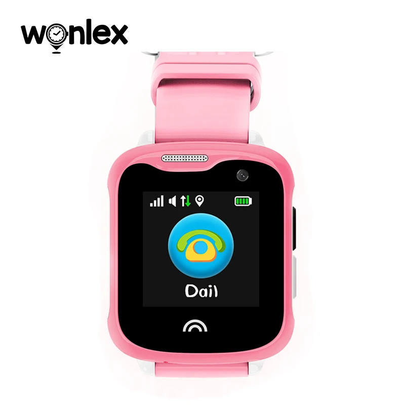 Wonlex новые KT05 Детские настоящие водонепроницаемые IP67 плавательные часы SOS gps GSM Wifi камера 1,33 дюймов ips сенсорный экран спортивные умные часы